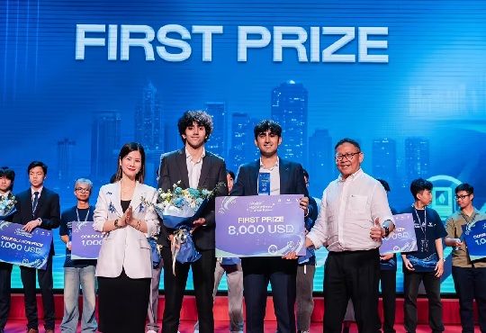 Young Talents from NTU Shine at Vietnam Green Tech Hackathon 2026