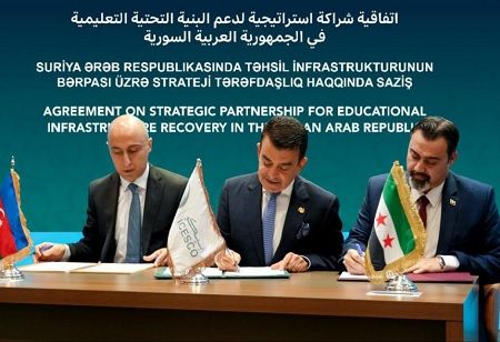 Syria, Azerbaijan Strengthen Partnership to Rebuild Education & Skills