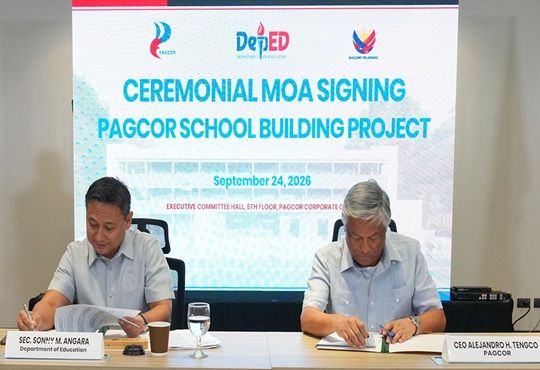 DepEd, PAGCOR Partner with 38 LGUs to Modernize Schools