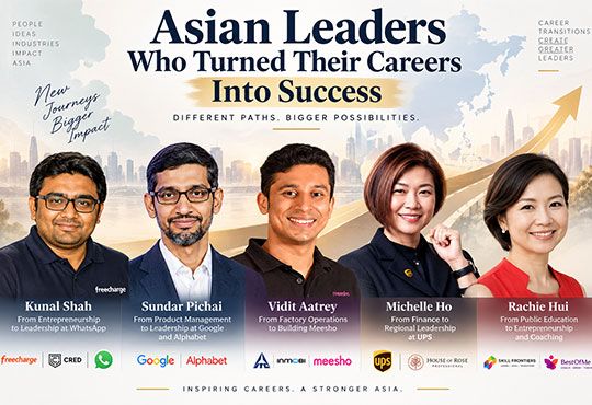 Asian Leaders Who Turned their Careers Into Success