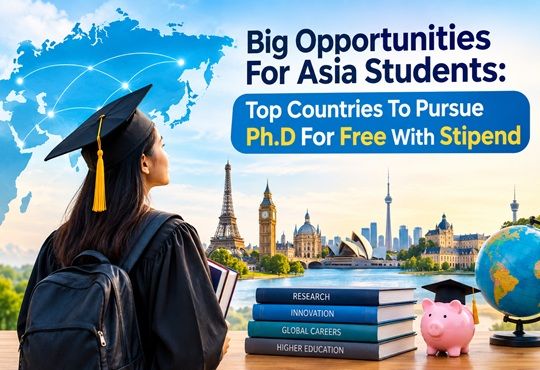 Zero-Fee Doctorates:10 Countries Where Asian Students Can Earn a PhD